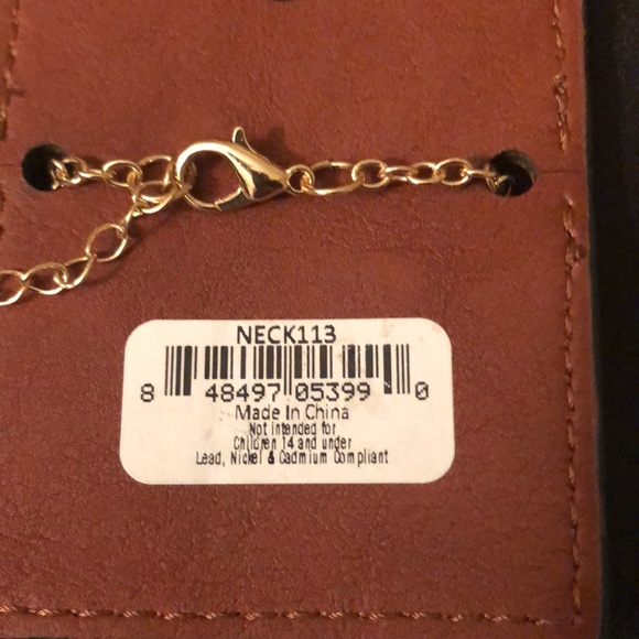 Simply Noelle Beaded Rhinestone Necklace NWT - Picture 4 of 4